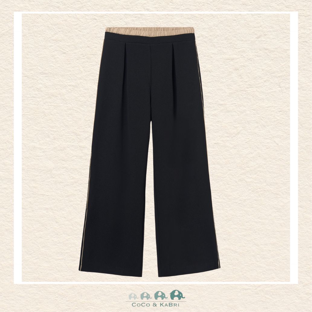 Mayoral: Girls Double Waist Pant - Black, CoCo & KaBri Children's Boutique