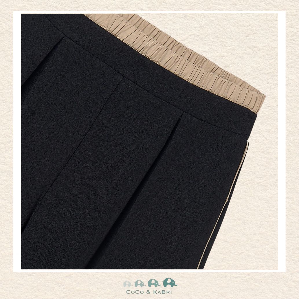 Mayoral: Girls Double Waist Pant - Black, CoCo & KaBri Children's Boutique