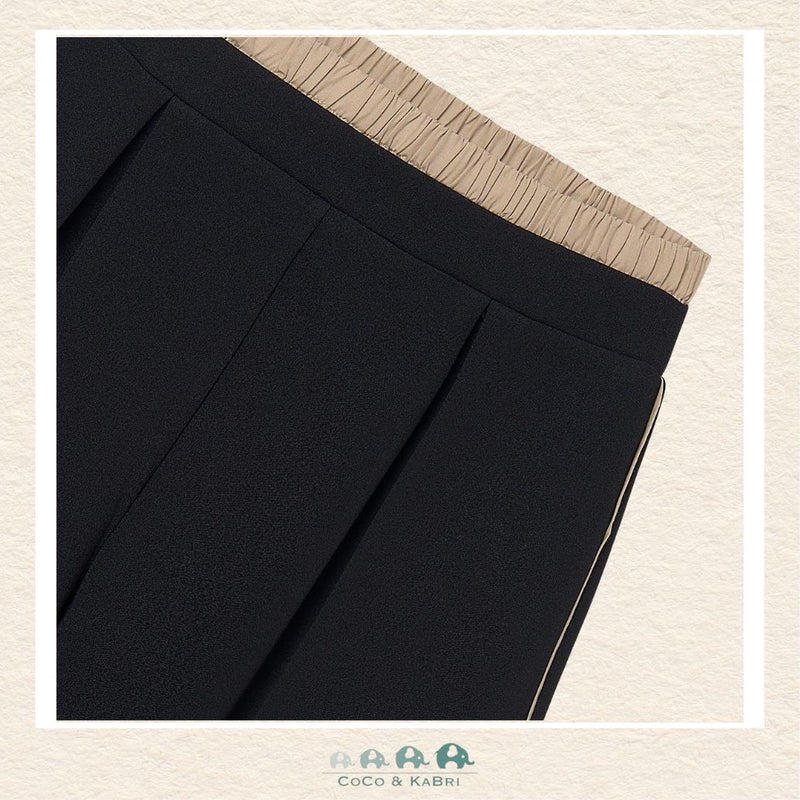 Mayoral: Girls Double Waist Pant - Black, CoCo & KaBri Children's Boutique