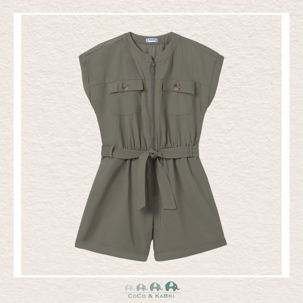 Mayoral Girls Green Romper, CoCo & KaBri Children's Boutique