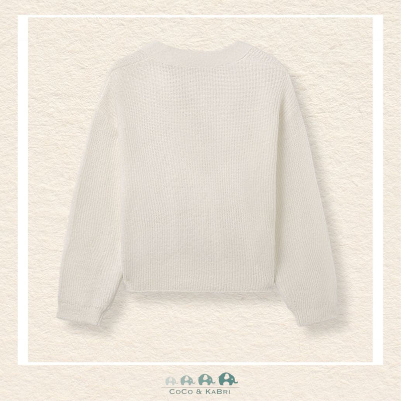 Mayoral Girls Knitted Cardigan - Natural, CoCo & KaBri Children's Boutique