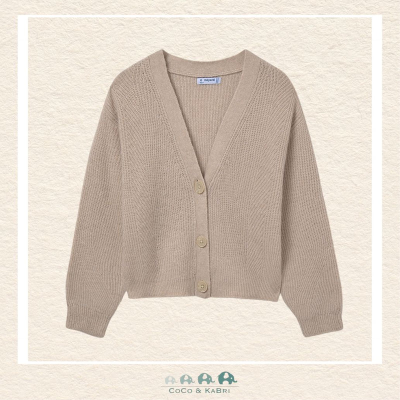 Mayoral Girls Knitted Cardigan - Sesame, CoCo & KaBri Children's Boutique