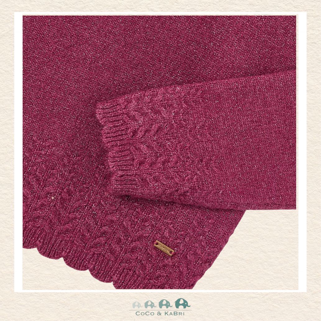 Mayoral: Girls Metallic Knit Sweater Knitted, CoCo & KaBri Children's Boutique