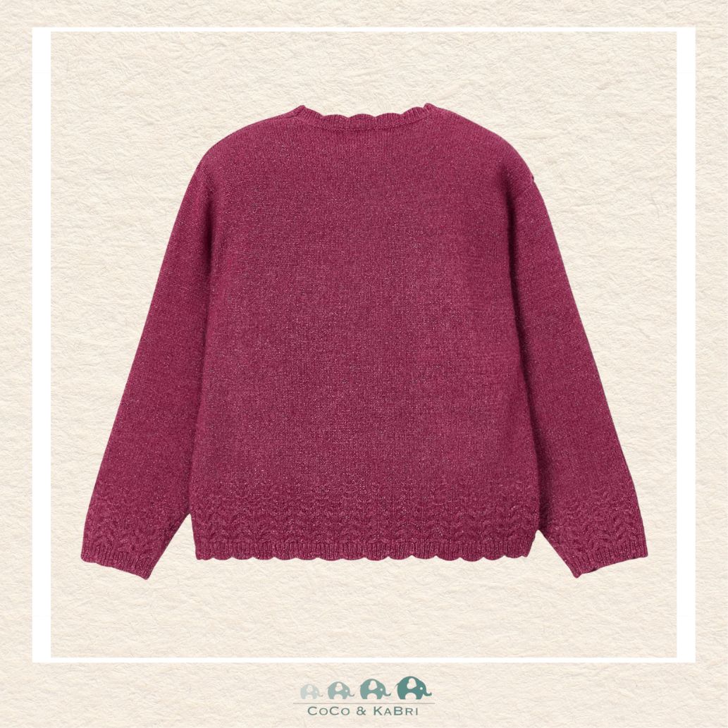 Mayoral: Girls Metallic Knit Sweater Knitted, CoCo & KaBri Children's Boutique