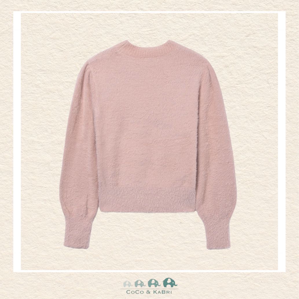Mayoral Girls' Pink Faux Fur Sweater, CoCo & KaBri Children's Boutique