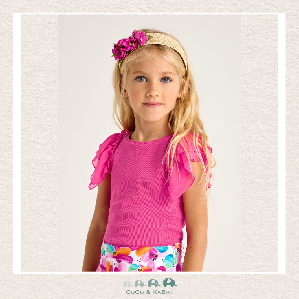 Mayoral Girls Pink Ribbed Top, CoCo & KaBri Children's Boutique