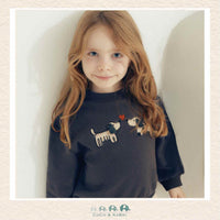Mayoral: Girls Puppy Pullover - Coal, CoCo & KaBri Children's Boutique, Brooks Alberta Canada