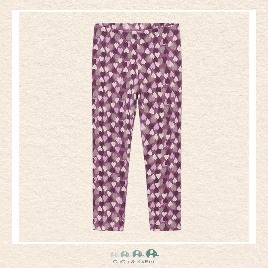 Mayoral Girls Purple Heart Leggings, CoCo & KaBri Children's Boutique, Brooks Alberta Canada