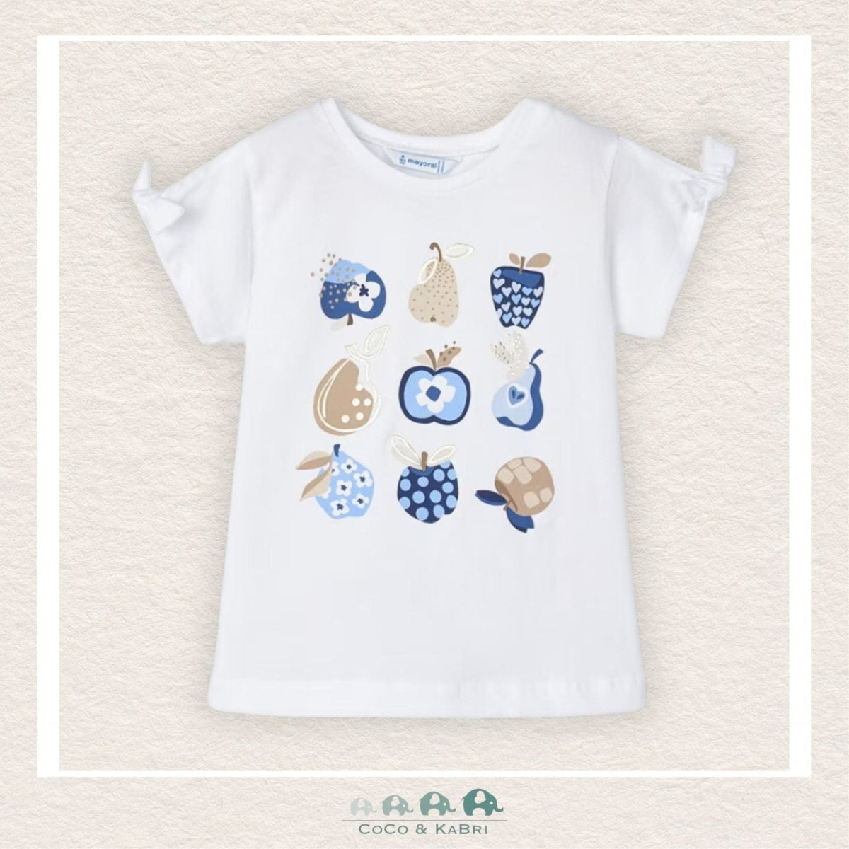 Mayoral: Girls Short Sleeve Tshirt, CoCo & KaBri Children's Boutique