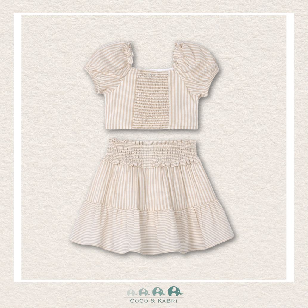Mayoral Girls Striped Skirt Set, CoCo & KaBri Children's Boutique
