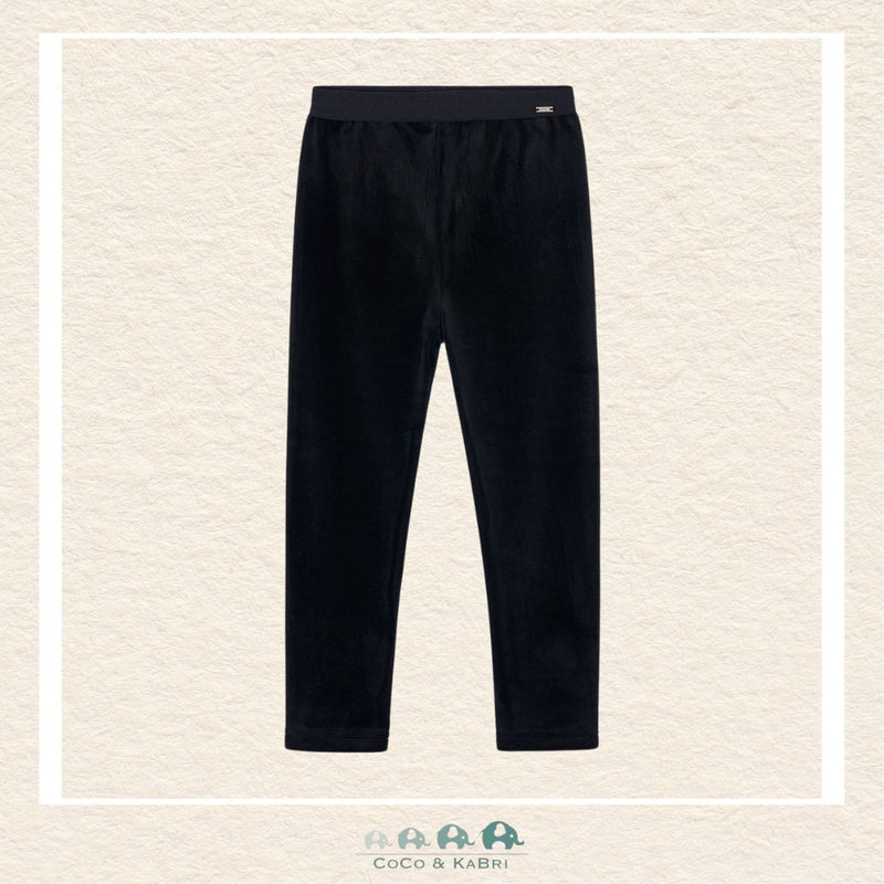 Mayoral Girls' Velvet Legging Pants – Black, CoCo & KaBri Children's Boutique