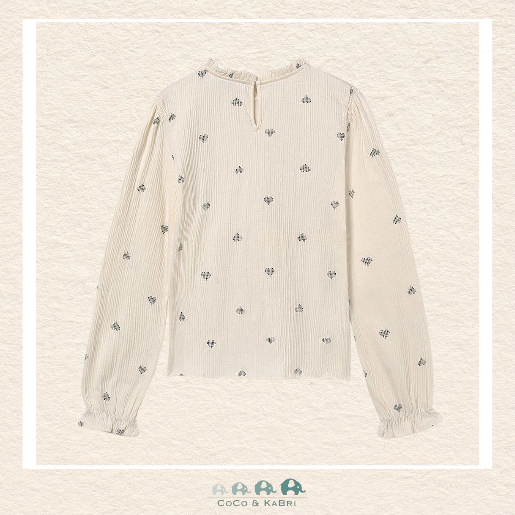 Mayoral: Heart Blouse, CoCo & KaBri Children's Boutique