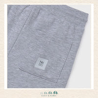 Close-up of Mayoral fabric showing the premium heather gray texture and soft-stretch boutique finish | Canada