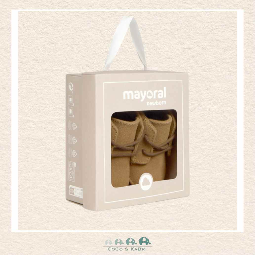 Mayoral Infant Caramel Boots, CoCo & KaBri Children's Boutique, Brooks Alberta Canada