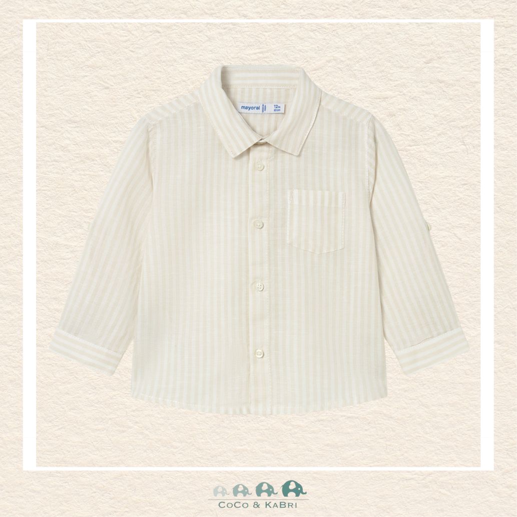Mayoral: Linen Button Up Shirt, CoCo & KaBri Children's Boutique