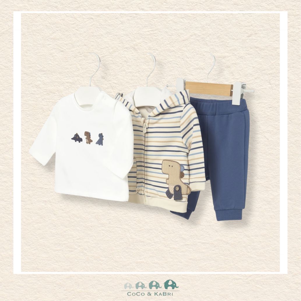Mayoral Newborn Baby Boy 3 - Piece Set – Hoodie, T-Shirt &amp; Pants, CoCo & KaBri Children's Boutique