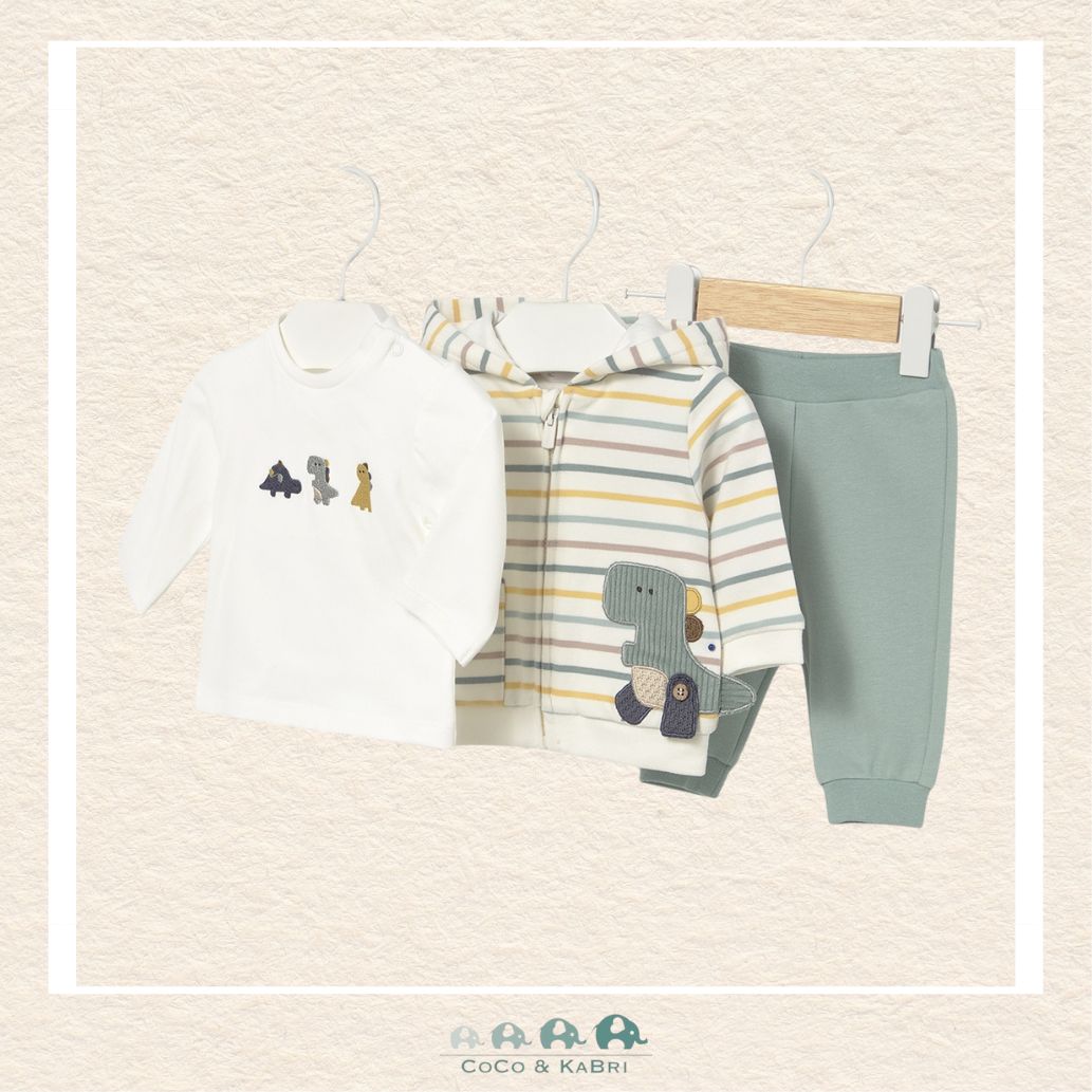 Mayoral Newborn Baby Boy 3 - Piece Set – Hoodie, T-Shirt &amp; Pants, CoCo & KaBri Children's Boutique