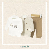 Mayoral Newborn Baby Boy 3 - Piece Tracksuit – Hoodie, T-Shirt & Joggers, CoCo & KaBri Children's Boutique