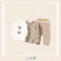 Mayoral Newborn Baby Girl 3 - Piece Set – Hoodie, T-Shirt & Pants, CoCo & KaBri Children's Boutique