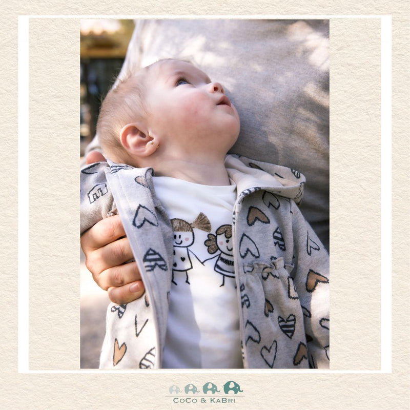 Mayoral Newborn Girl 3 - Piece Set – Heart Hoodie, T-Shirt & Pants, CoCo & KaBri Children's Boutique