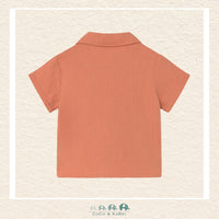 Mayoral Orange Button Up Shirt, CoCo & KaBri Children's Boutique