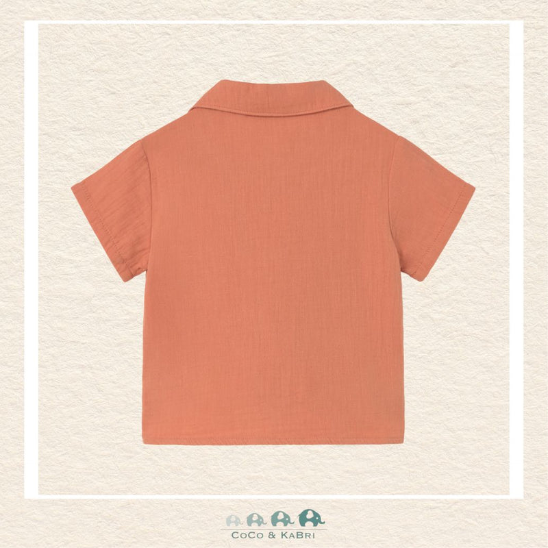 Mayoral Orange Button Up Shirt, CoCo & KaBri Children's Boutique