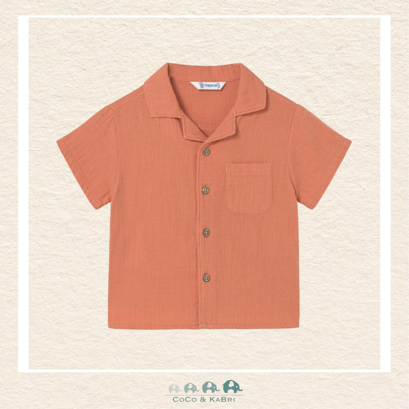 Mayoral Orange Button Up Shirt, CoCo & KaBri Children's Boutique