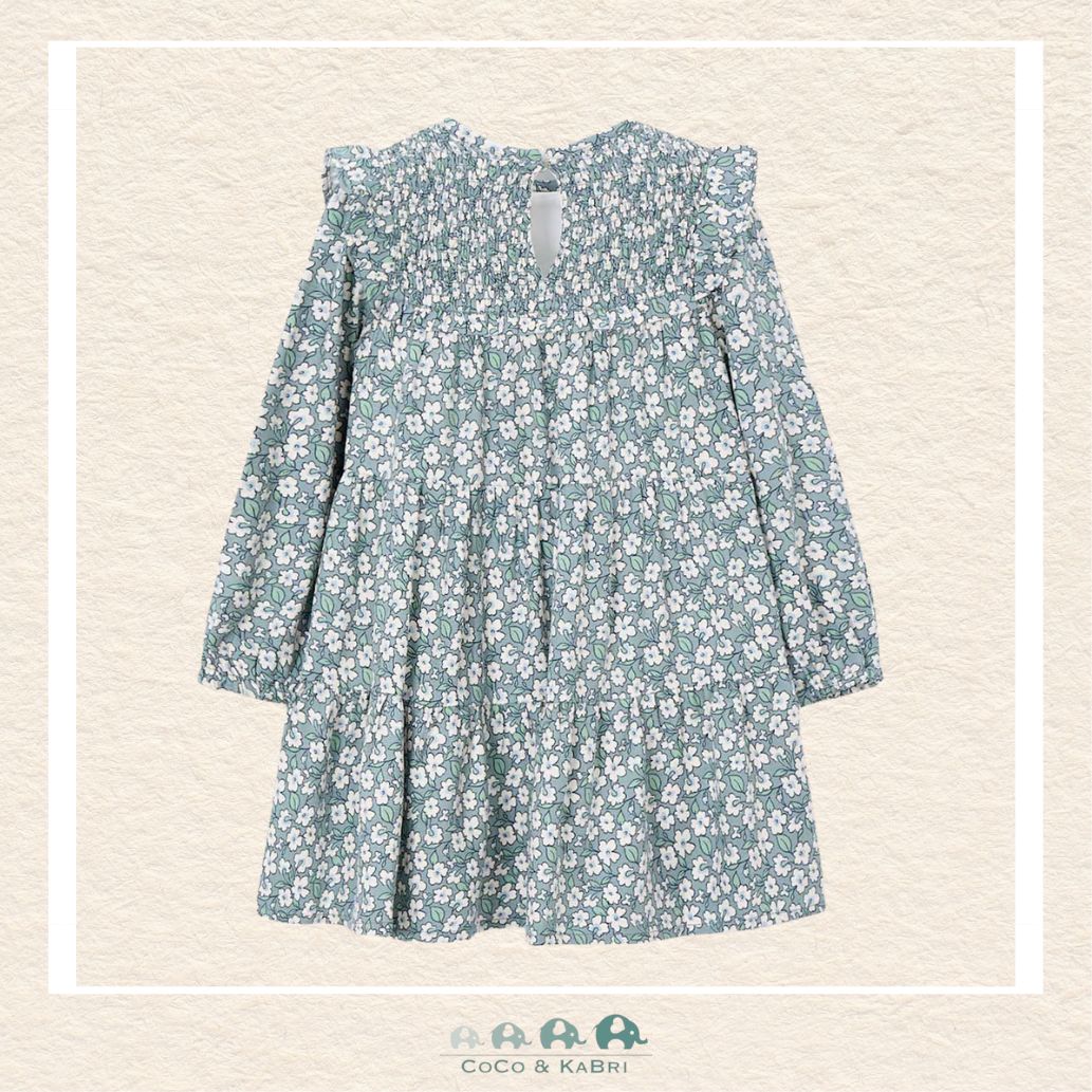 Mayoral: Printed Sage Dress, CoCo & KaBri Children's Boutique