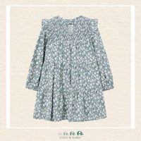 Mayoral: Printed Sage Dress, CoCo & KaBri Children's Boutique