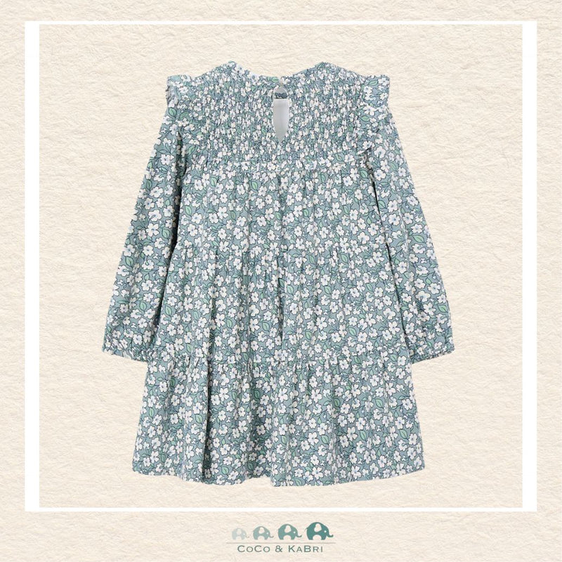 Mayoral: Printed Sage Dress, CoCo & KaBri Children's Boutique