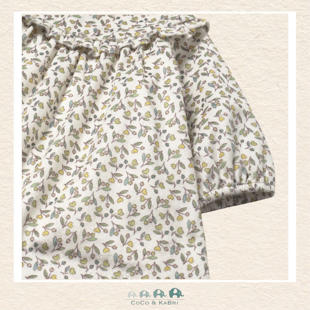 Mayoral: Printed Velvet Green Dress, CoCo & KaBri Children's Boutique
