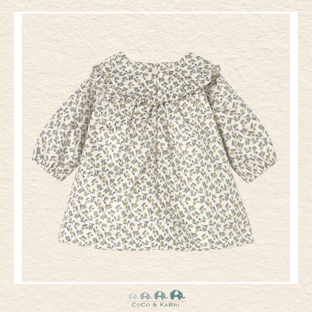 Mayoral: Printed Velvet Green Dress, CoCo & KaBri Children's Boutique