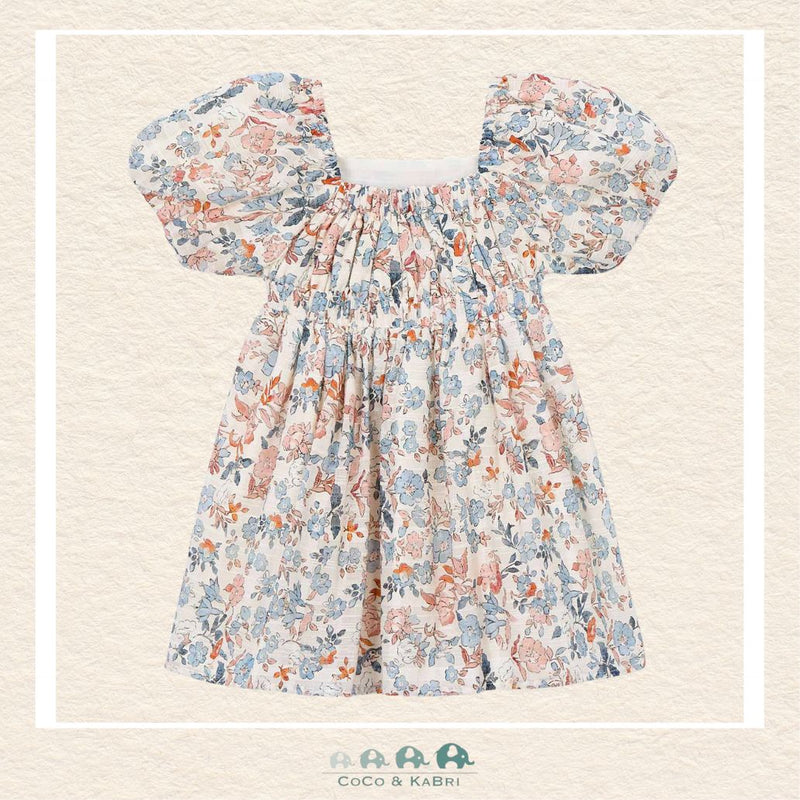 Mayoral: Salmon & Blue Floral Dress, CoCo & KaBri Children's Boutique