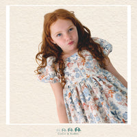 Mayoral: Salmon & Blue Floral Dress, CoCo & KaBri Children's Boutique