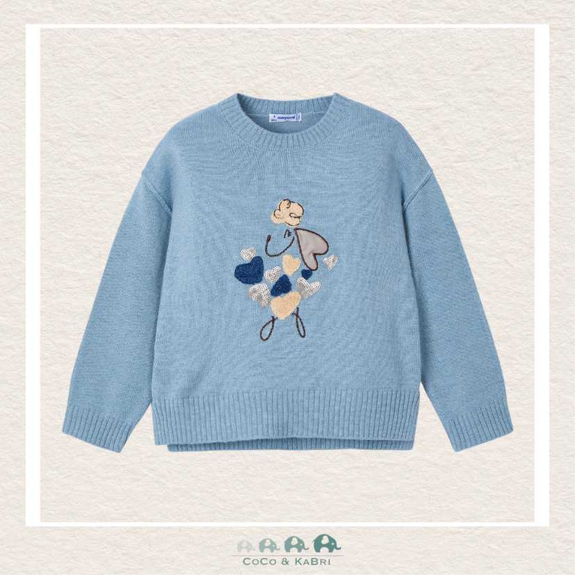 Mayoral Sky Blue Sweater, CoCo & KaBri Children's Boutique