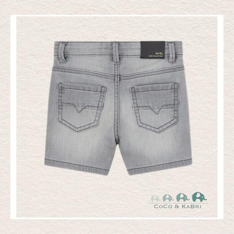 Mayoral: Sustainable cotton shorts with adjustable waistband baby - Grey, CoCo & KaBri Children's Boutique