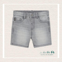 Mayoral: Sustainable cotton shorts with adjustable waistband baby - Grey, CoCo & KaBri Children's Boutique