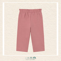 Front view of Mayoral girls pink sweatpant leggings