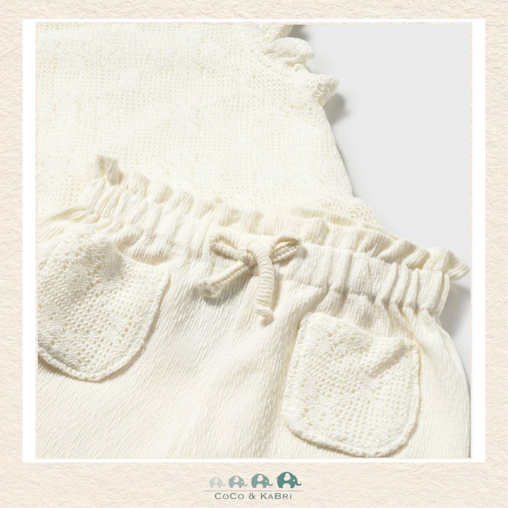 Close-up of Mayoral fabric showing the soft cotton-rich texture and sophisticated natural color palette | Canada