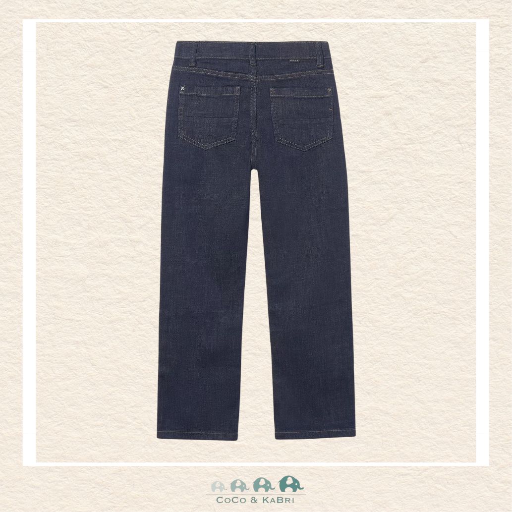 Mayoral: Youth Boys Wide Fit Denim Pants - Dark Indigo, CoCo & KaBri Children's Boutique