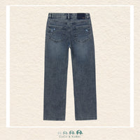 Mayoral Youth Boys Wide Fit Denim Pants - Dirty Blue, CoCo & KaBri Children's Boutique