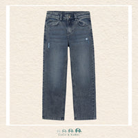 Mayoral Youth Boys Wide Fit Denim Pants - Dirty Blue, CoCo & KaBri Children's Boutique