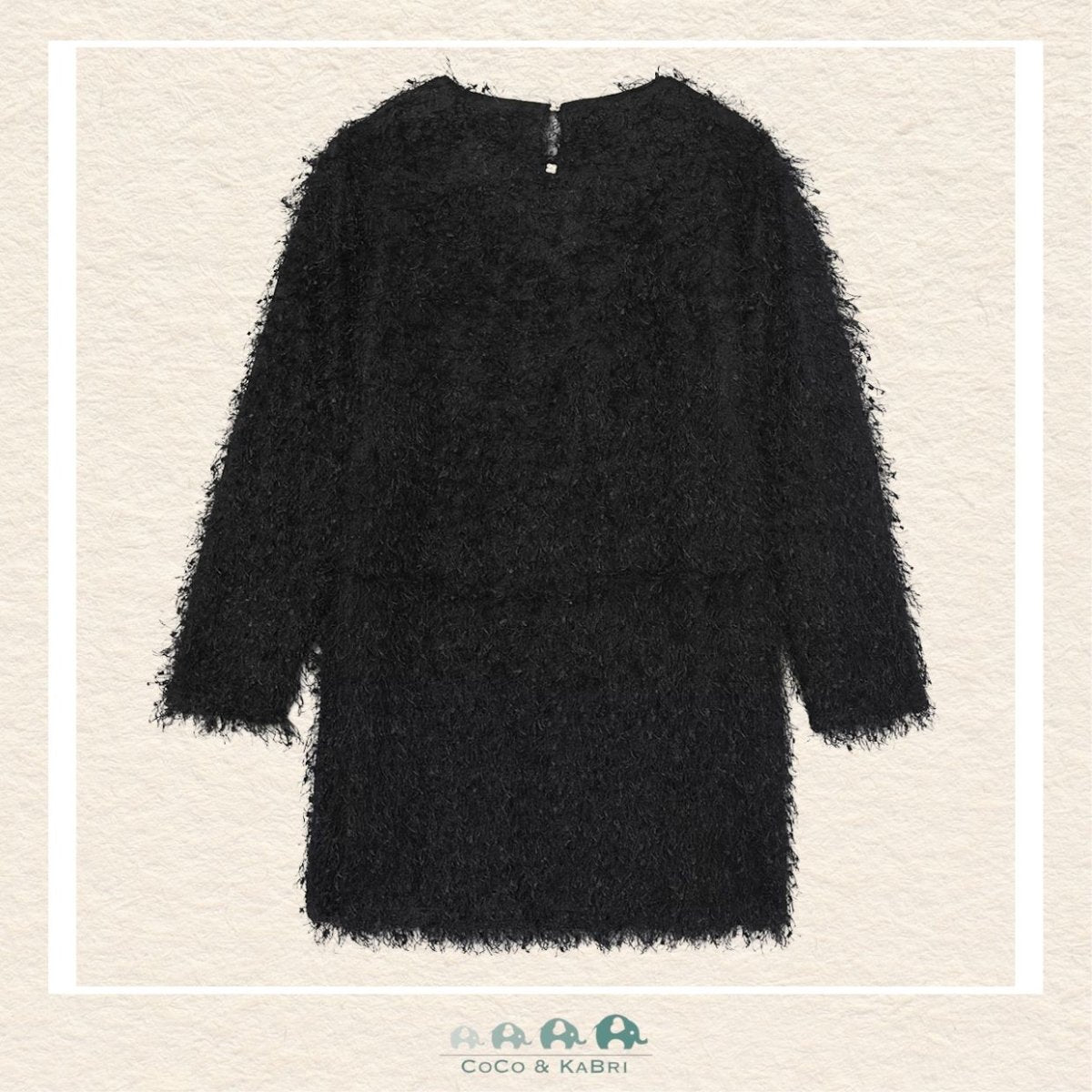 Mayoral: Youth Girl Fringed Dress - Black, CoCo & KaBri Children's Boutique, Brooks Alberta Canada