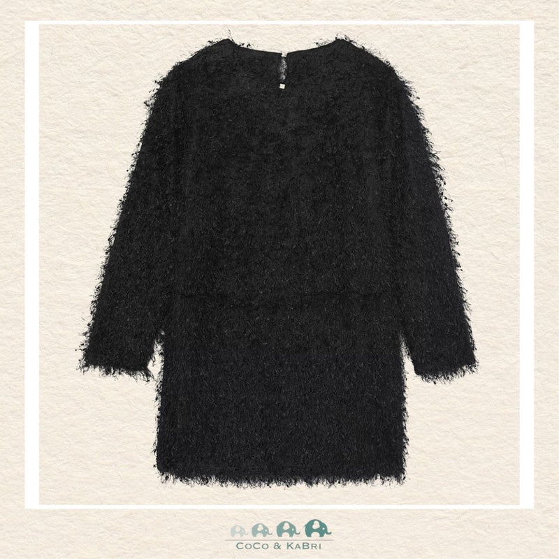 Mayoral: Youth Girl Fringed Dress - Black, CoCo & KaBri Children's Boutique, Brooks Alberta Canada
