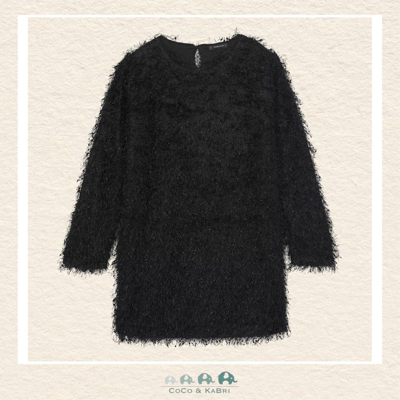 Mayoral: Youth Girl Fringed Dress - Black, CoCo & KaBri Children's Boutique, Brooks Alberta Canada