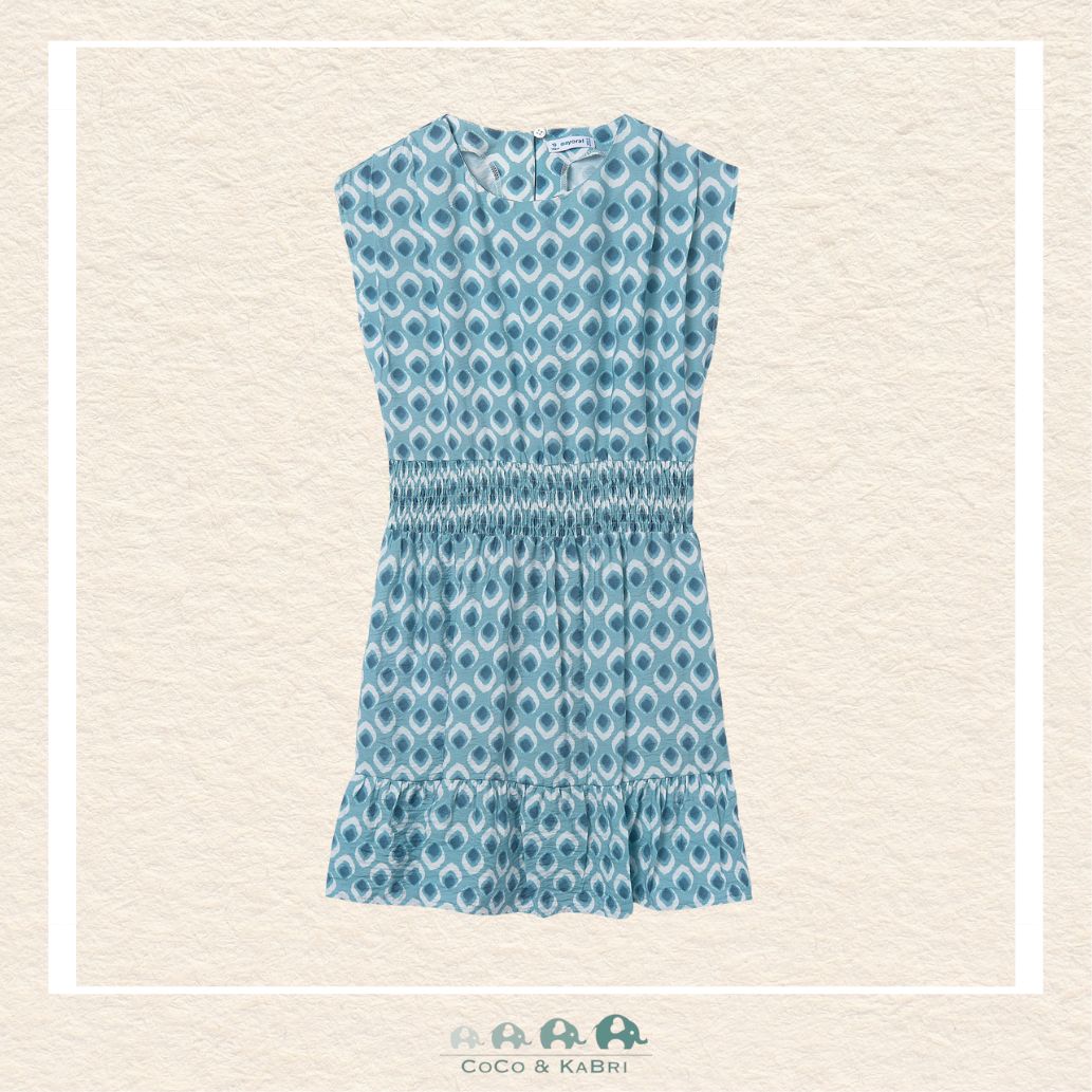 Mayoral: Youth Girls Blue Dress, CoCo & KaBri Children's Boutique