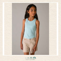 Mayoral: Youth Girls' Blue Tank Top, CoCo & KaBri Children's Boutique