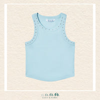 Mayoral: Youth Girls' Blue Tank Top, CoCo & KaBri Children's Boutique