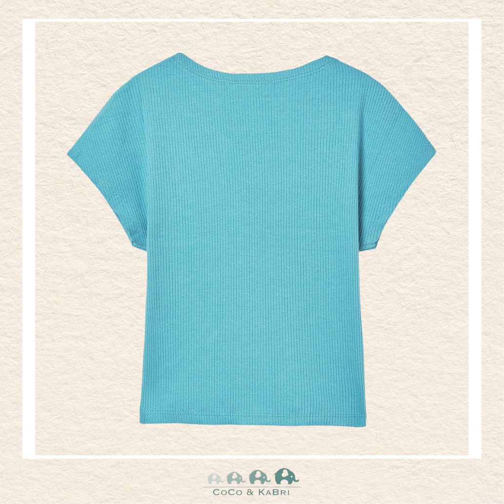 Back view of Mayoral Youth Girls Jade Shirt showing the high-quality tailoring and durable finish | Canada