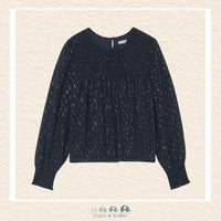 Mayoral: Youth Girls Navy Blouse, CoCo & KaBri Children's Boutique, Brooks Alberta Canada